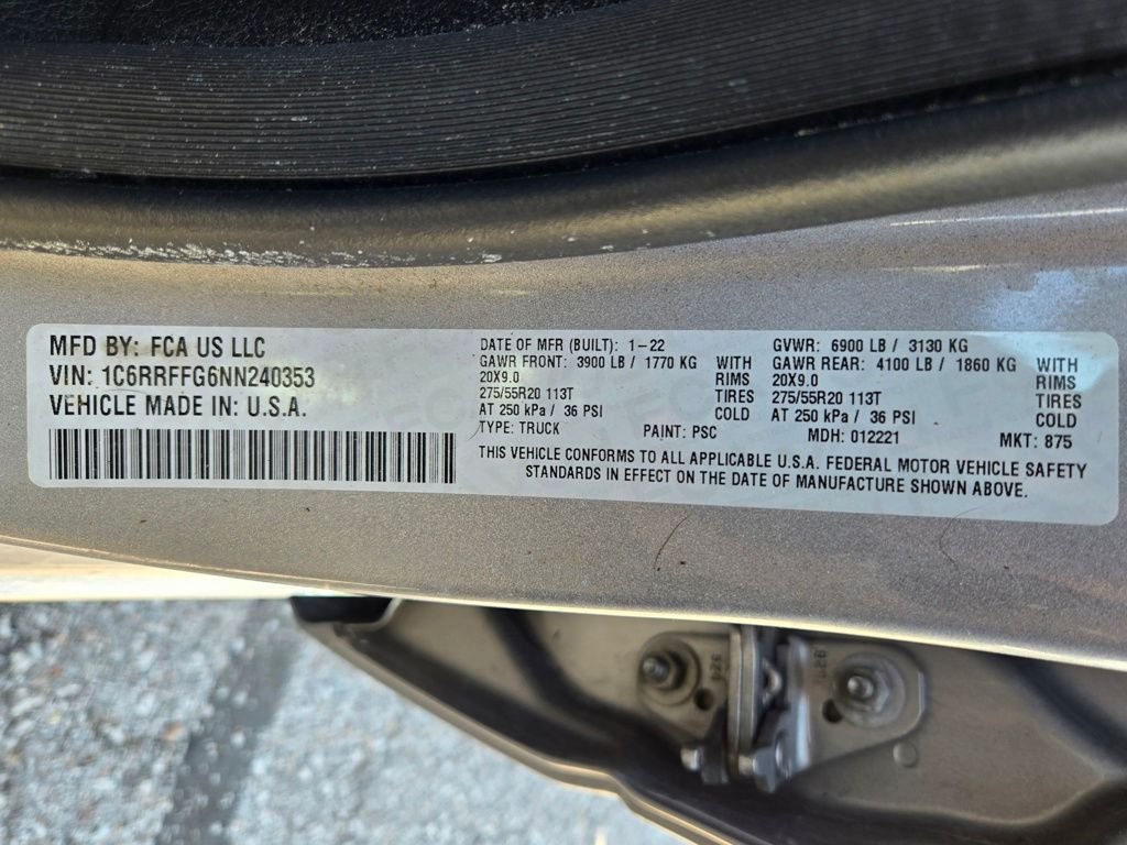 Used 2022 Silver Ram Big Horn image 32