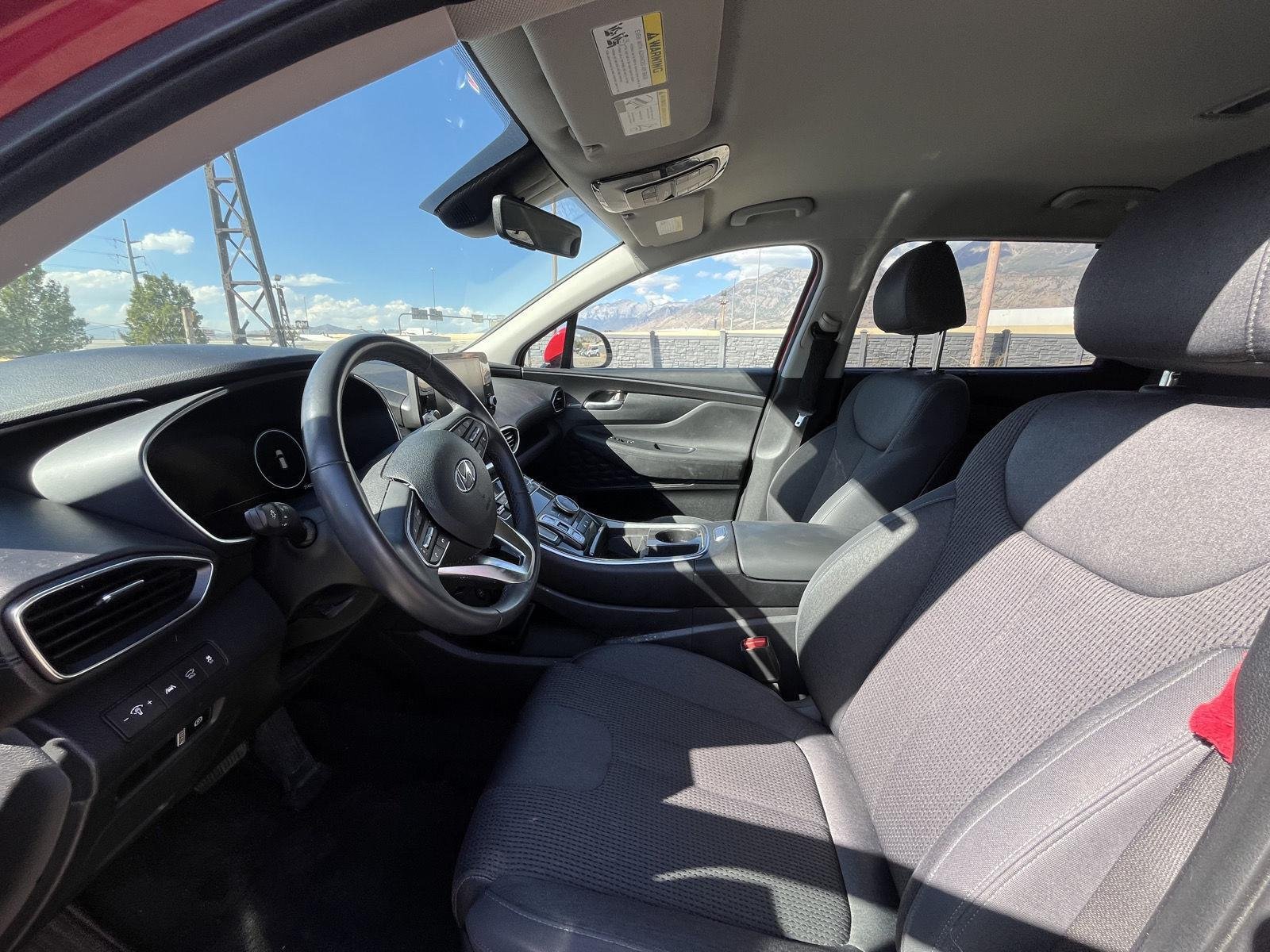Certified Used 2021 Calypso Red Hyundai SEL image 7