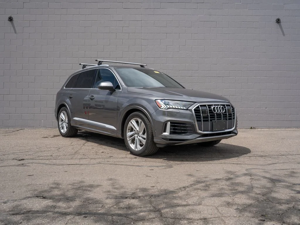 Used 2021 Gray Audi 55 Prestige image 9