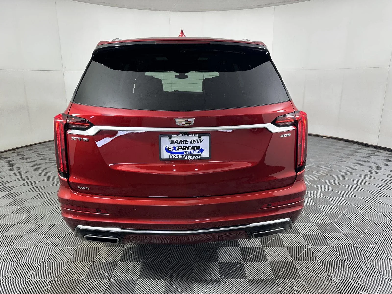Used 2024 Radiant Red Tintcoat Cadillac AWD Premium Luxury image 13