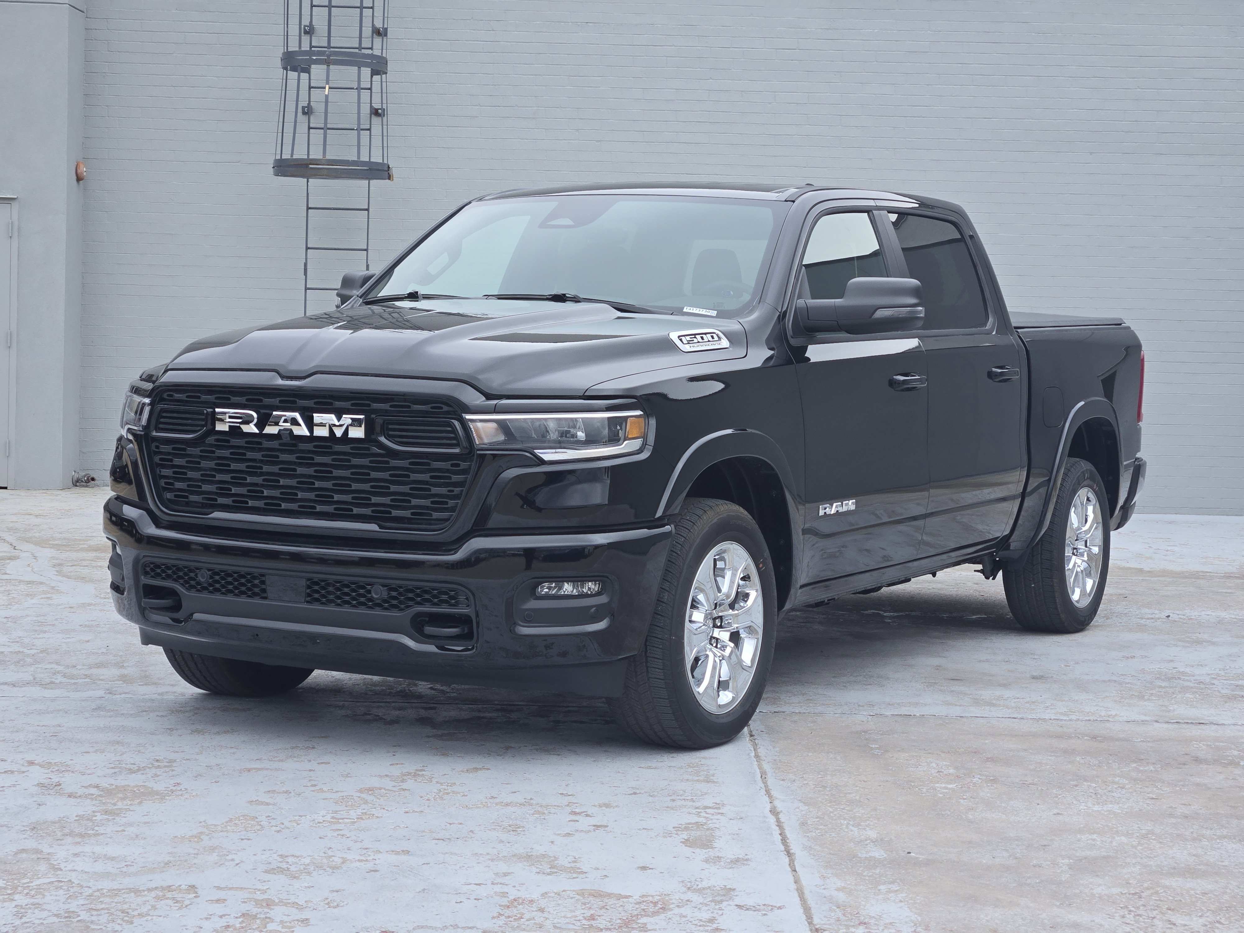 New 2026 Diamond Black Crystal Pearl-Coat Exterior Paint RAM Big Horn image 2