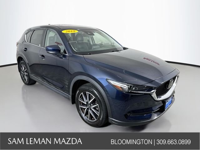 Used 2018 Blue Mazda Grand Touring image 1