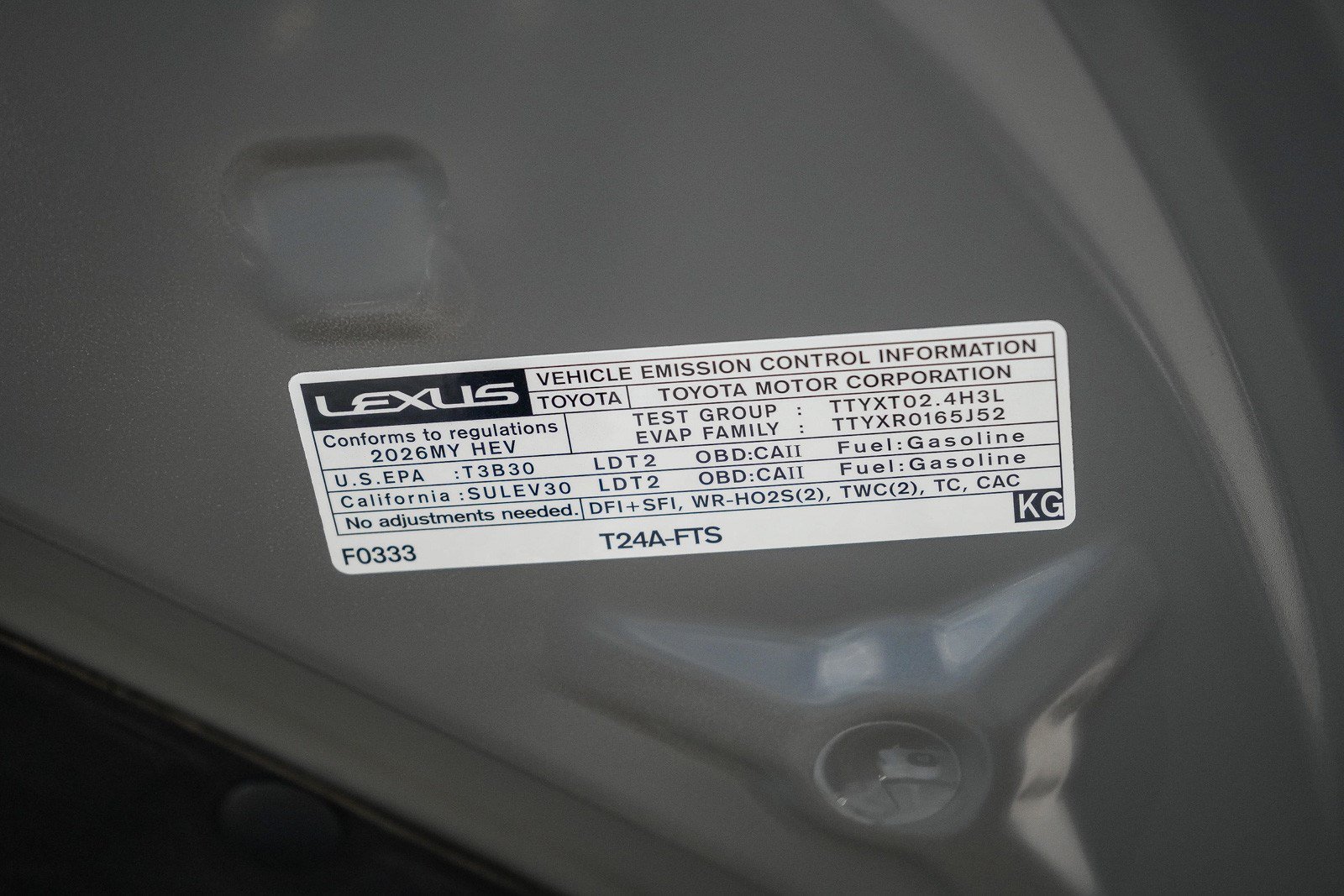 New 2026 Incognito Lexus RX 500h F SPORT PERFORMANCE AWD image 27