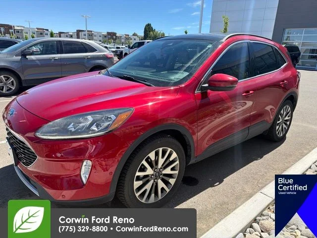 Used 2020 Red Ford Titanium image 3