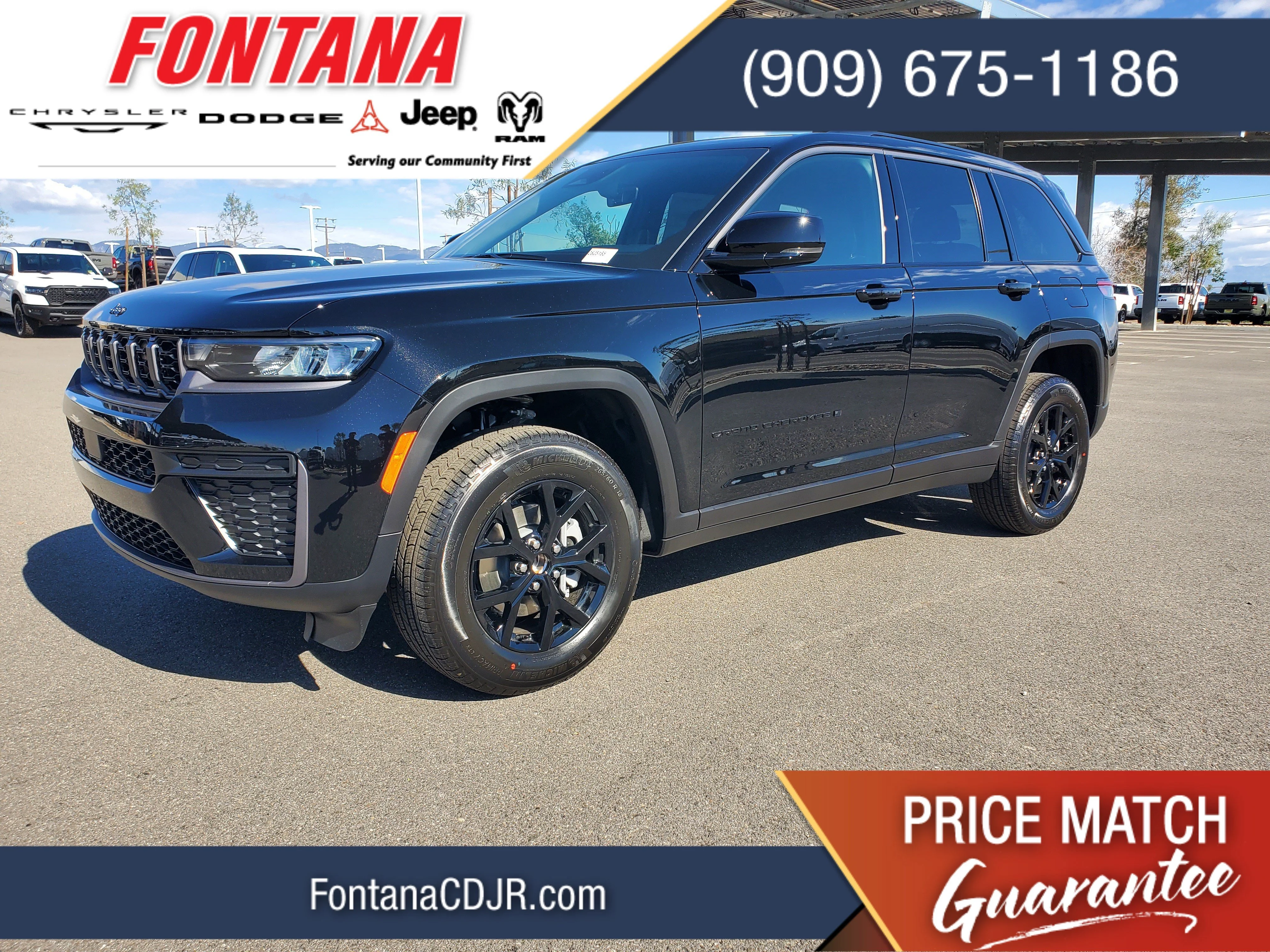 New 2026 Diamond Black Crystal Pearlcoat Jeep Altitude image 1