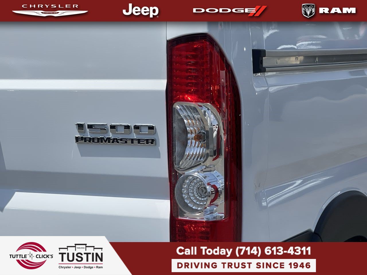 New 2026 Bright White Clear-Coat Exterior Paint RAM Tradesman image 9