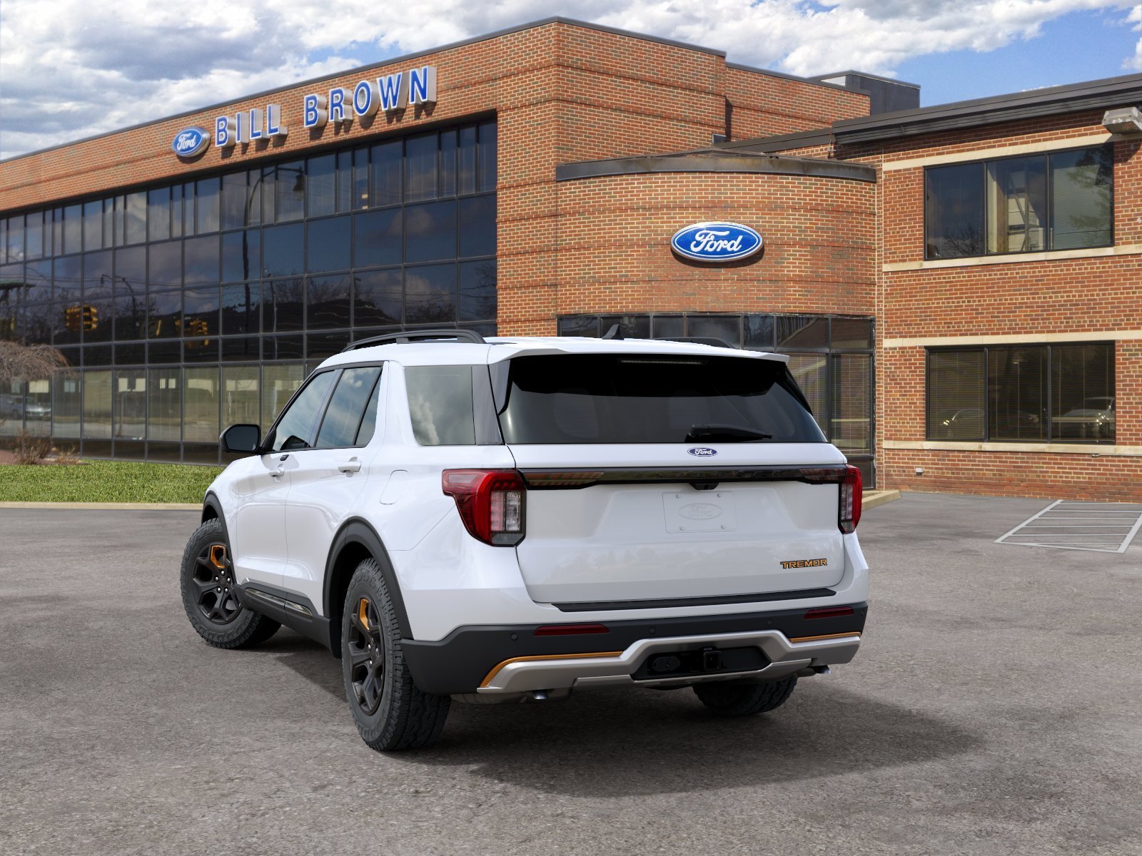 New 2027 Star White Metallic Tri-Coat Ford Tremor image 8