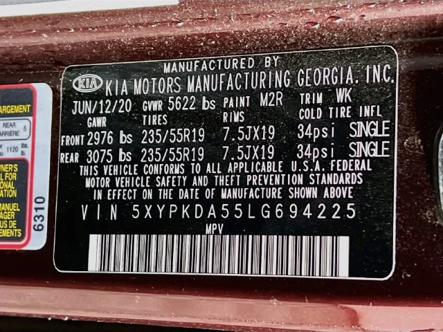 Used 2020 Purple Kia SX image 9