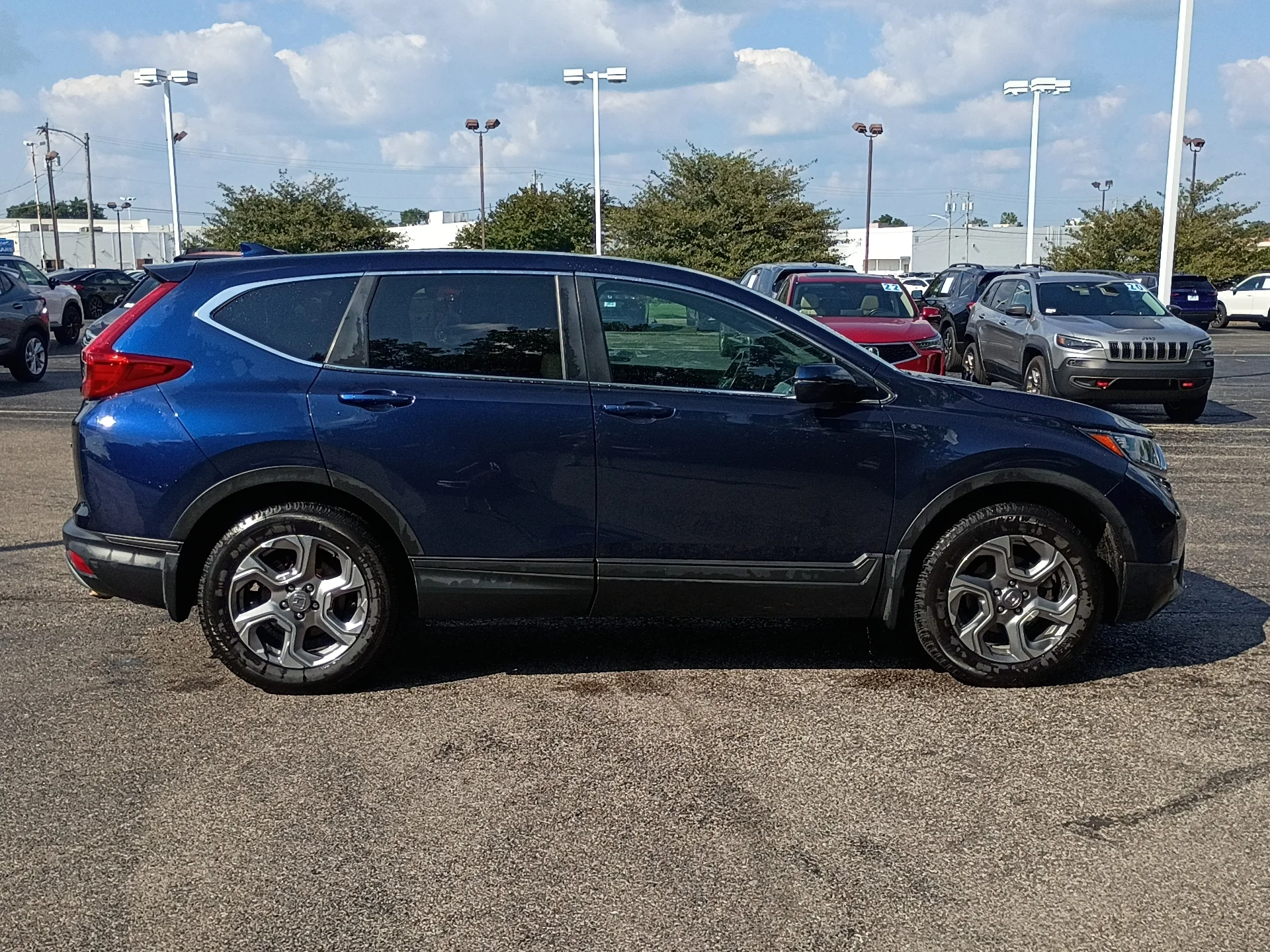 Certified Used 2018 Obsidian Blue Pearl Honda EX-L image 2