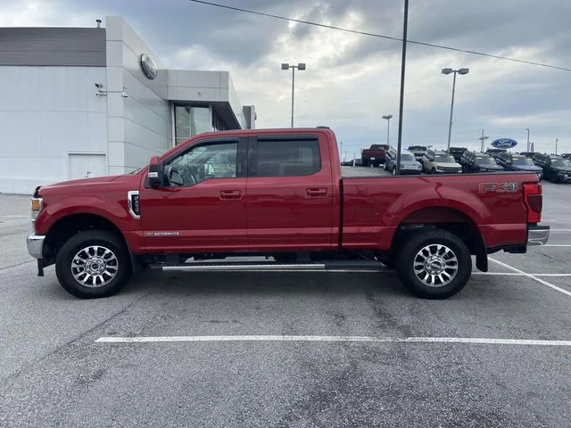 Certified Used 2021 Red Metallic Ford Lariat image 6