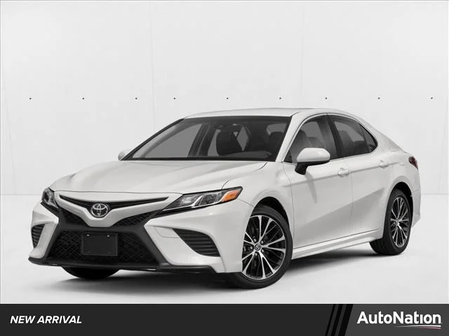 Used 2020 Super White Toyota SE image 1