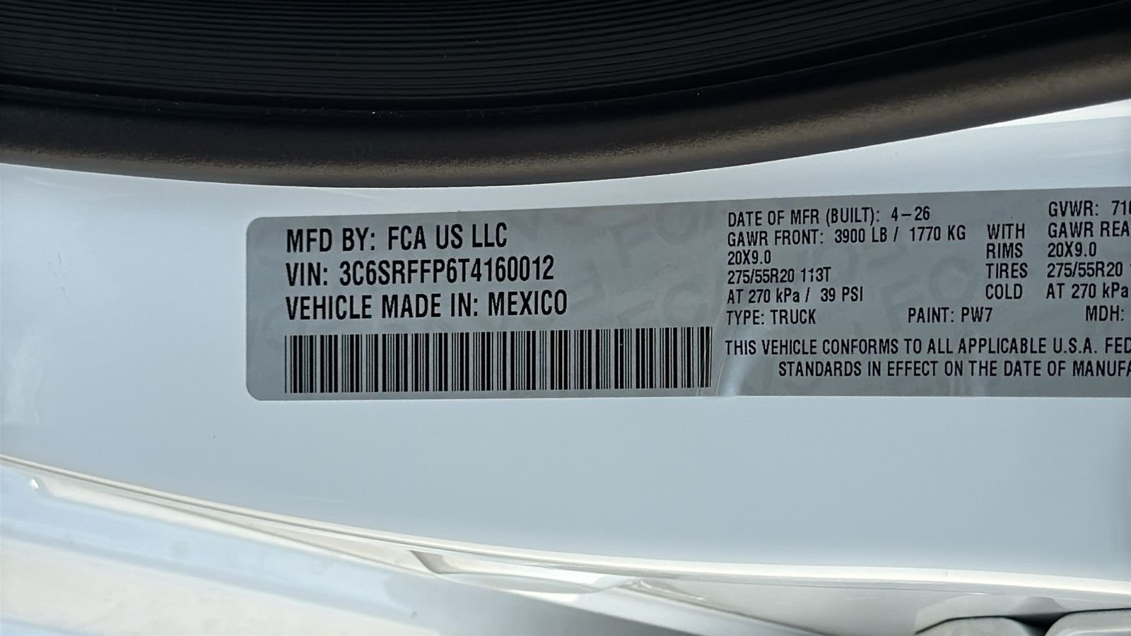 New 2026 Bright White Clearcoat RAM Big Horn/Lone Star image 31