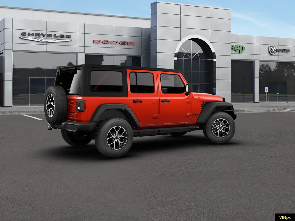 New 2026 Firecracker Red Clear-Coat Exterior Paint Jeep Sport S image 7