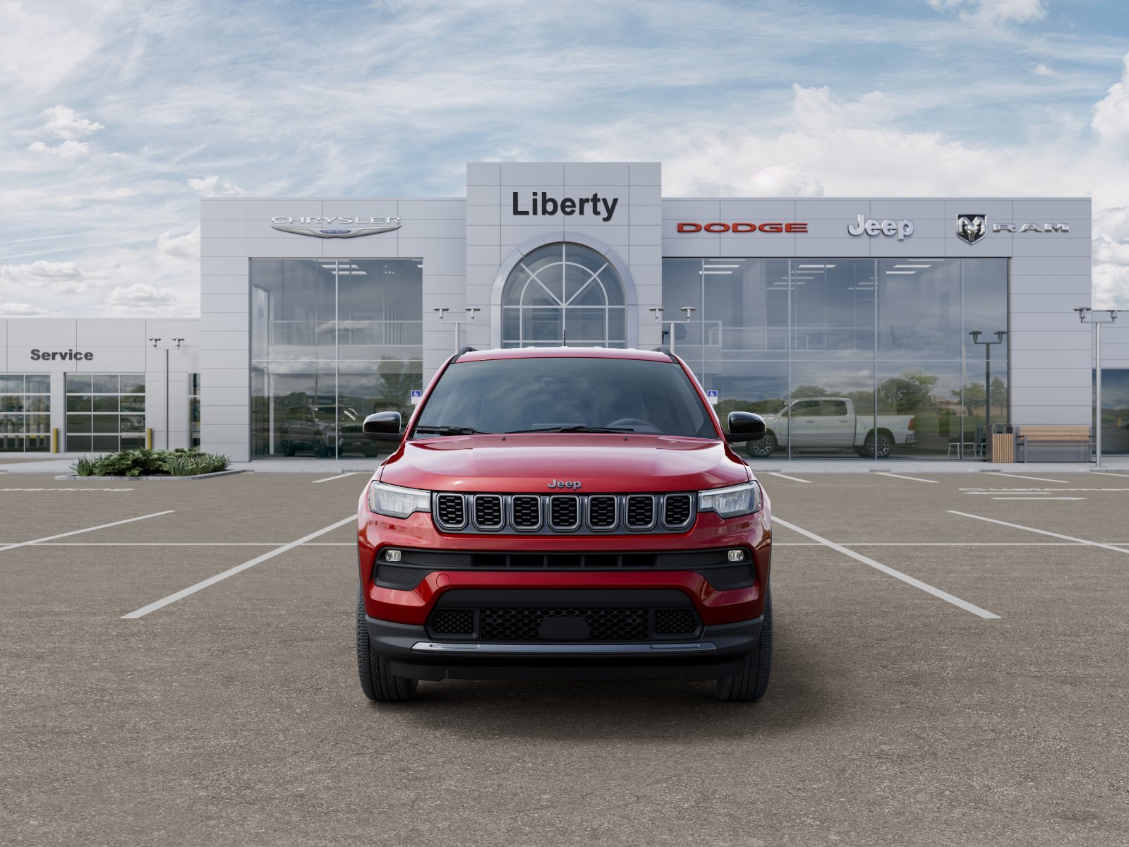 New 2026 Red Hot Pearlcoat Jeep Latitude image 6