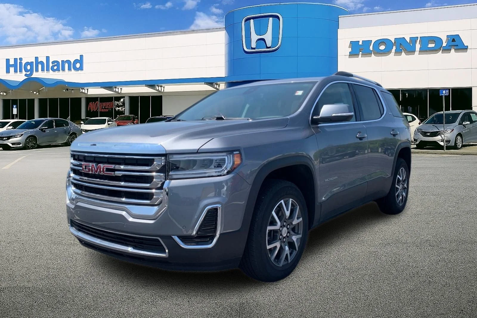 Used 2022 Gray GMC SLE image 1