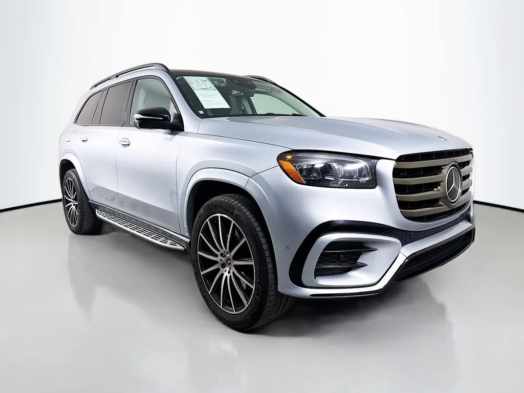 Used 2024 Cirrus Silver Metallic Mercedes-Benz GLS 450 image 3