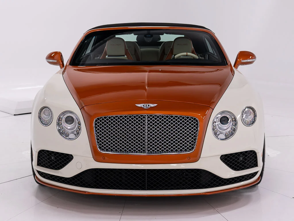 Certified Used 2017 Orange Flame over Ghost White by Mulliner PCG Bentley W12 Convertible image 9