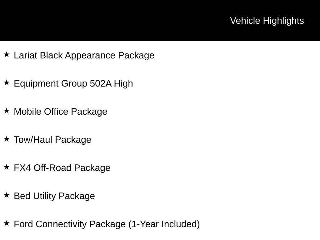 New 2026 Agate Black Metallic Ford Lariat® image 7