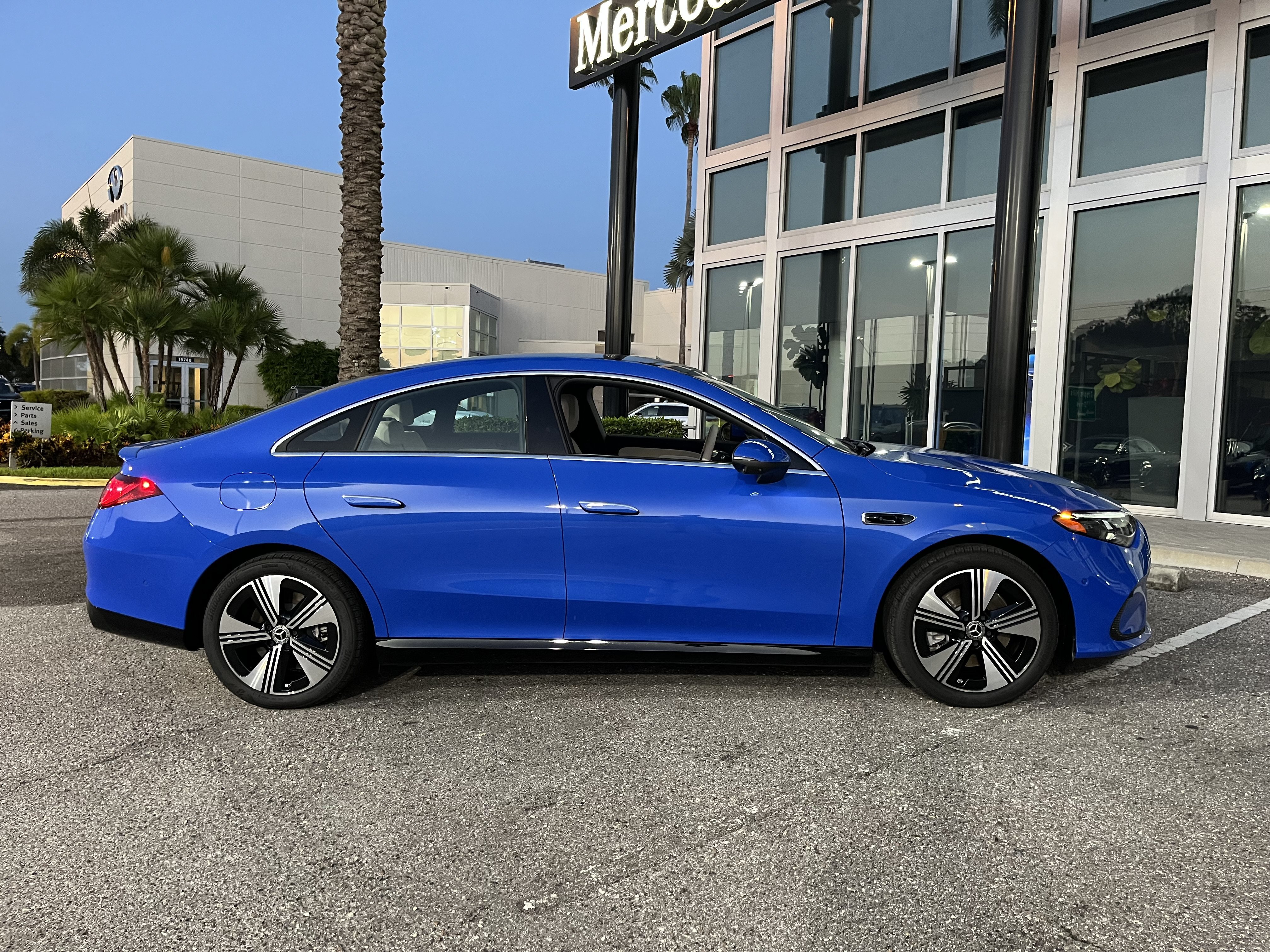 New 2026 Sky Blue Metallic Mercedes-Benz CLA 250+ image 8