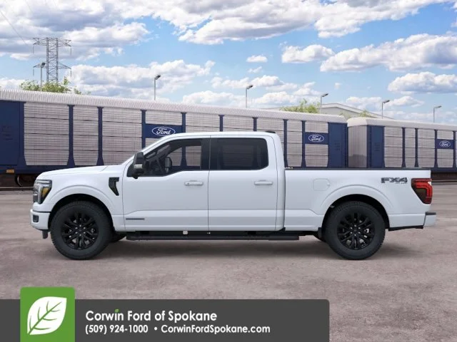 New 2026 Star White Metallic Tri-Coat Ford Lariat image 5