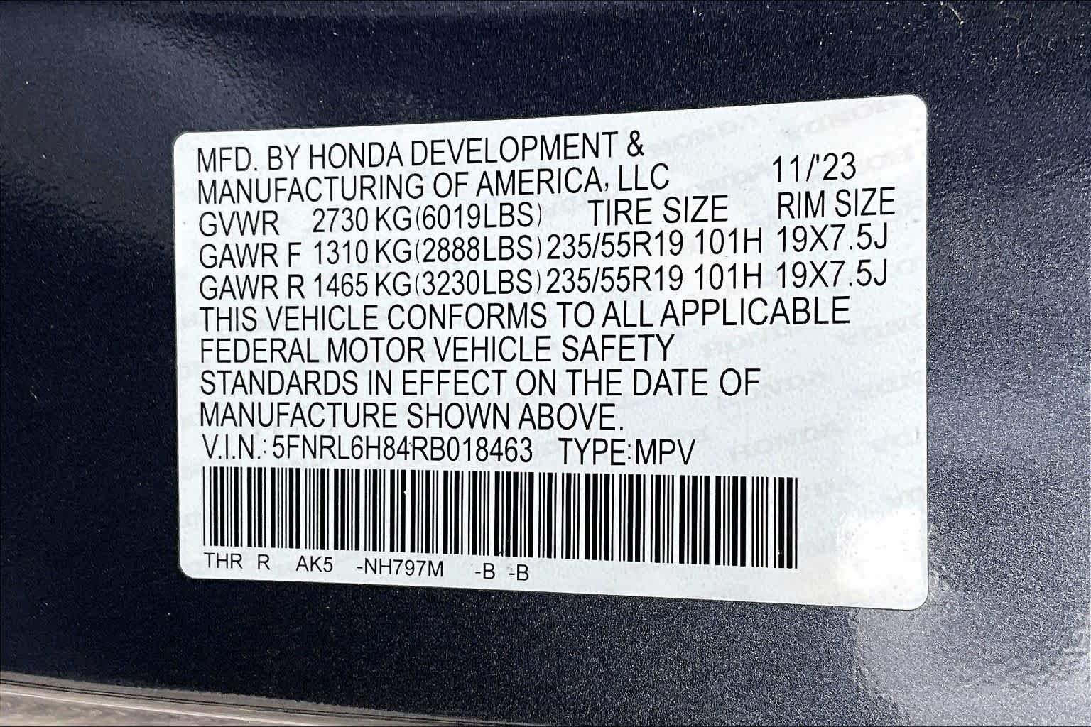 2024 Honda Odyssey Touring - Photo 34