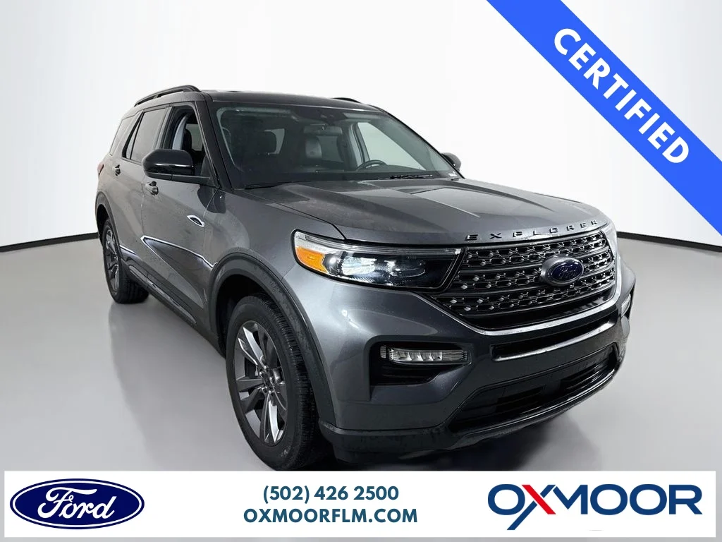 Certified Used 2023 Carbonized Gray Metallic Ford XLT image 1