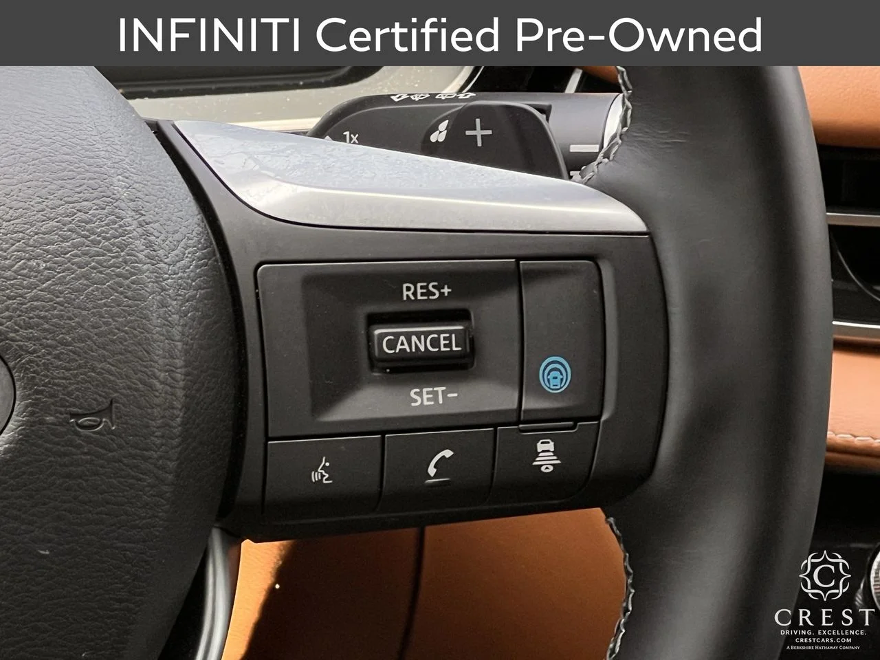 Certified Used 2025 Moonbow Blue Black Obsidian INFINITI AUTOGRAPH image 17