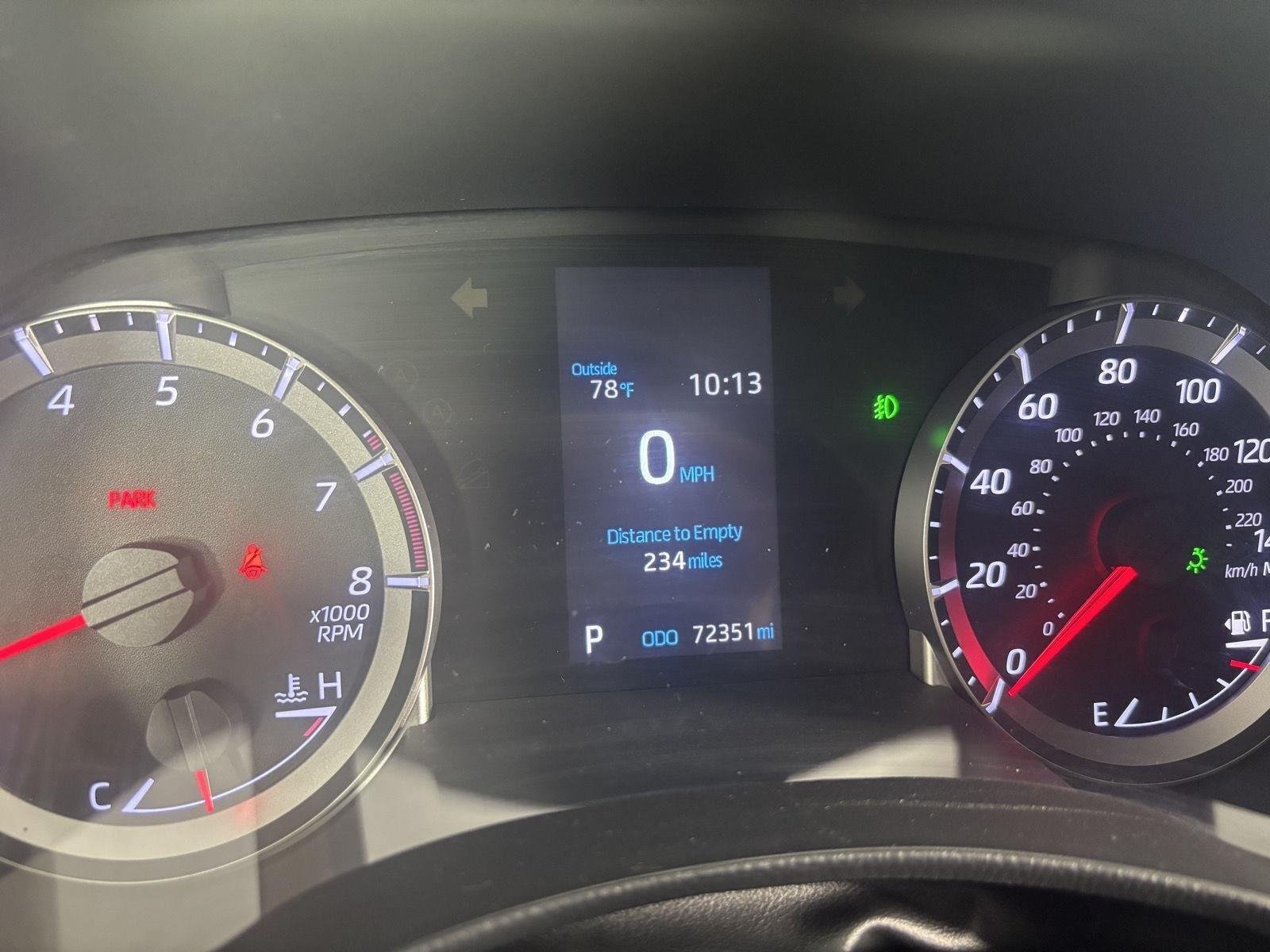 Used 2020 Magnetic Gray Metallic Toyota LE image 2