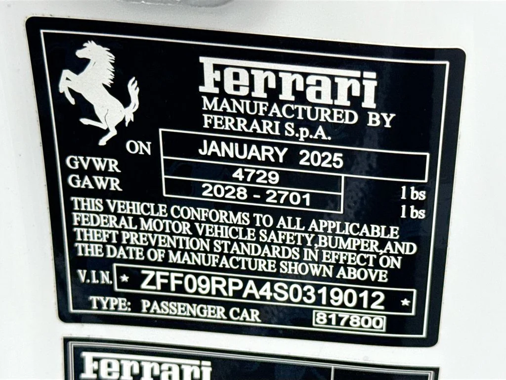 Used 2025 Bianco Avus Ferrari Spider image 40