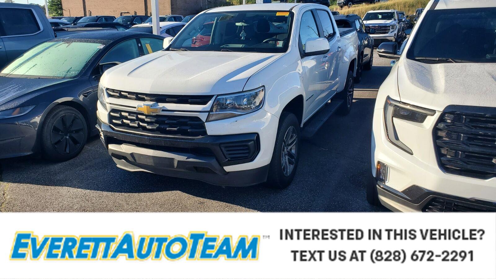SUMMIT WHITE 2022 Chevrolet Colorado Pickup Truck 4X2