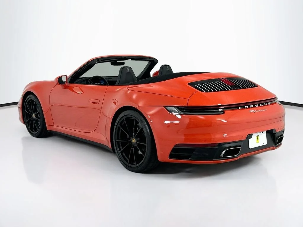 Used 2021 Lava Orange Porsche Carrera image 7