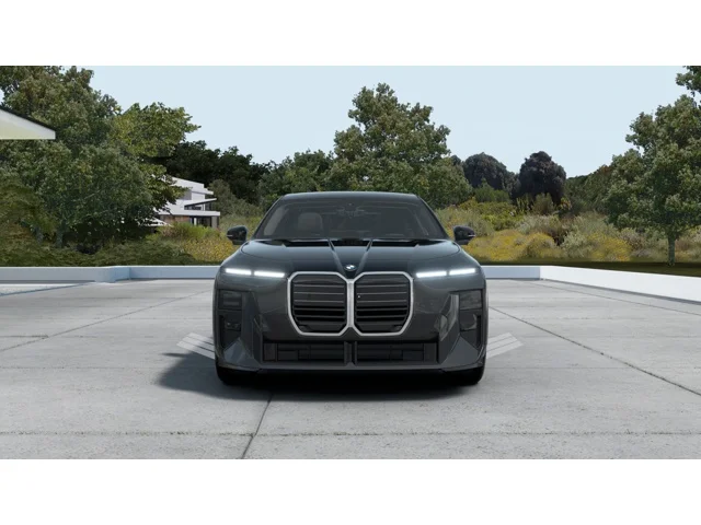 New 2027 BMW Individual Two-Tone Dravit Grey Metallic with Black Sapphire Metallic BMW 740 image 3