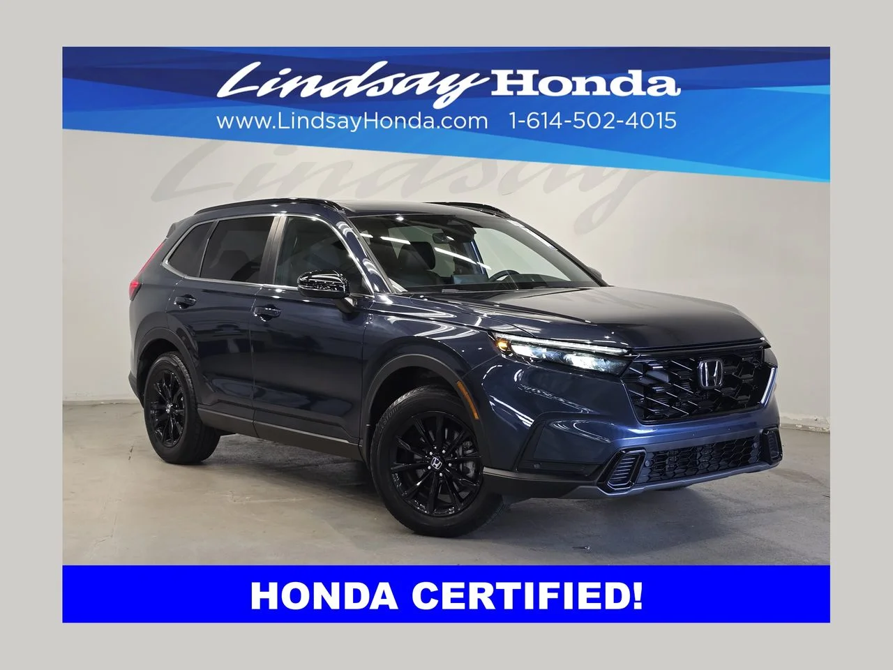 Certified Used 2025 Canyon River Blue Metallic Honda Sport-L image 1