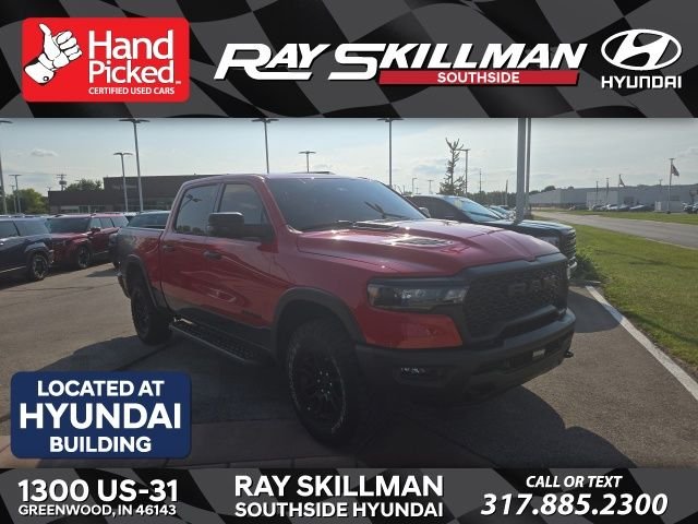 Used 2025 Flame Red Clearcoat Ram Rebel image 1