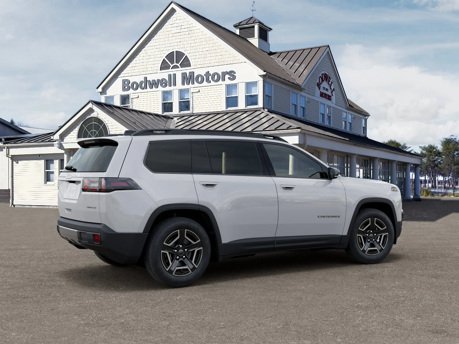 New 2026 Bright White Clear-Coat Exterior Paint Jeep Limited image 4