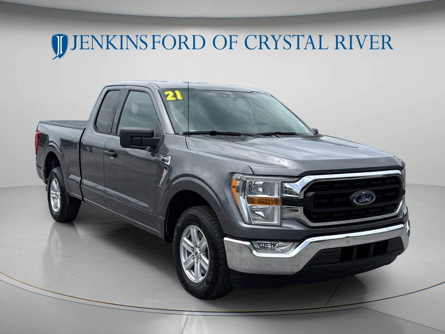 Used 2021 Carbonized Gray Metallic Ford XLT image 15