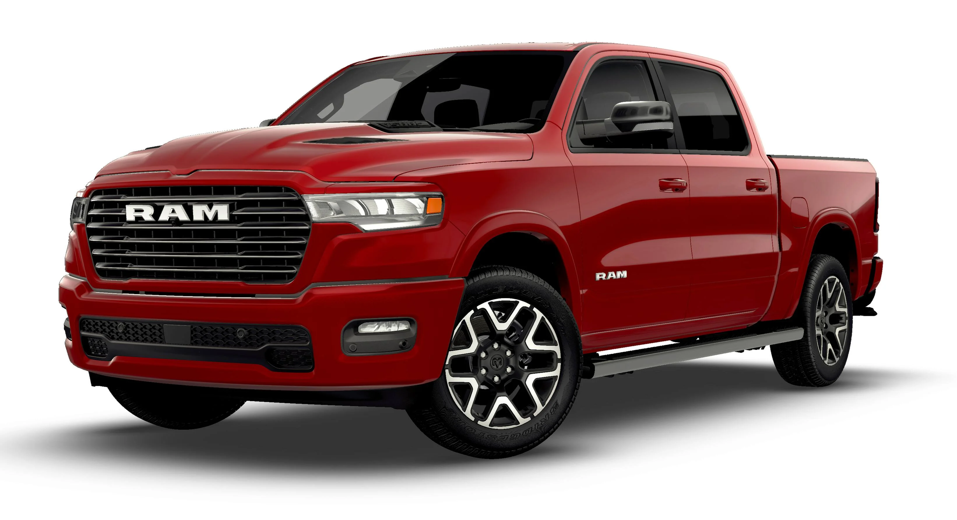 New 2026 Molten Red Pearl-Coat Exterior Paint RAM LARAMIE image 1