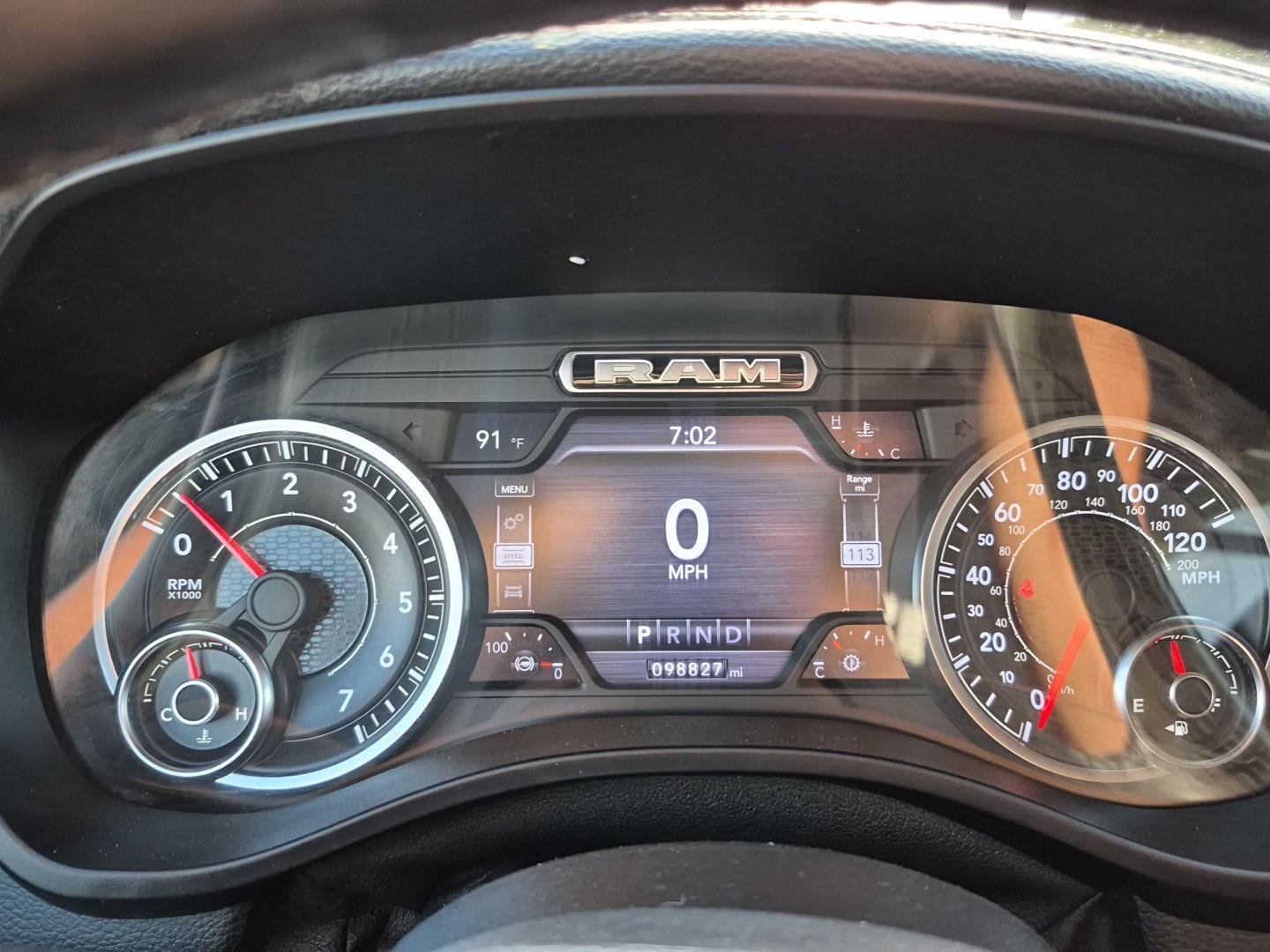 Used 2019 Flame Red Ram Sport image 12