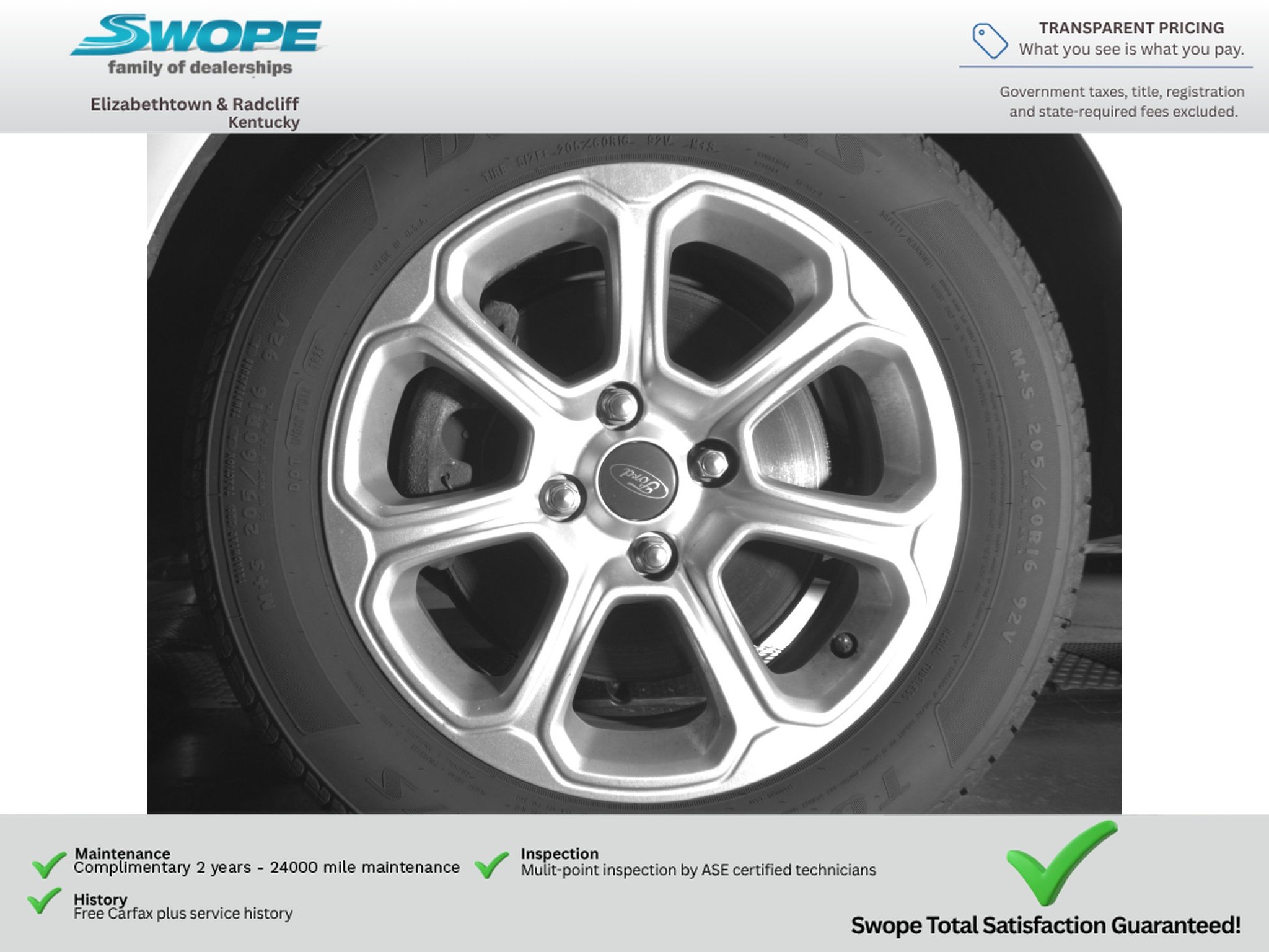 Used 2018 Diamond White Ford SE image 21