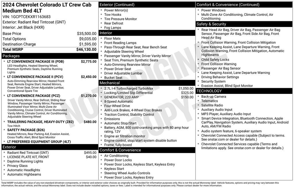 Used 2024 Red Chevrolet LT image 19