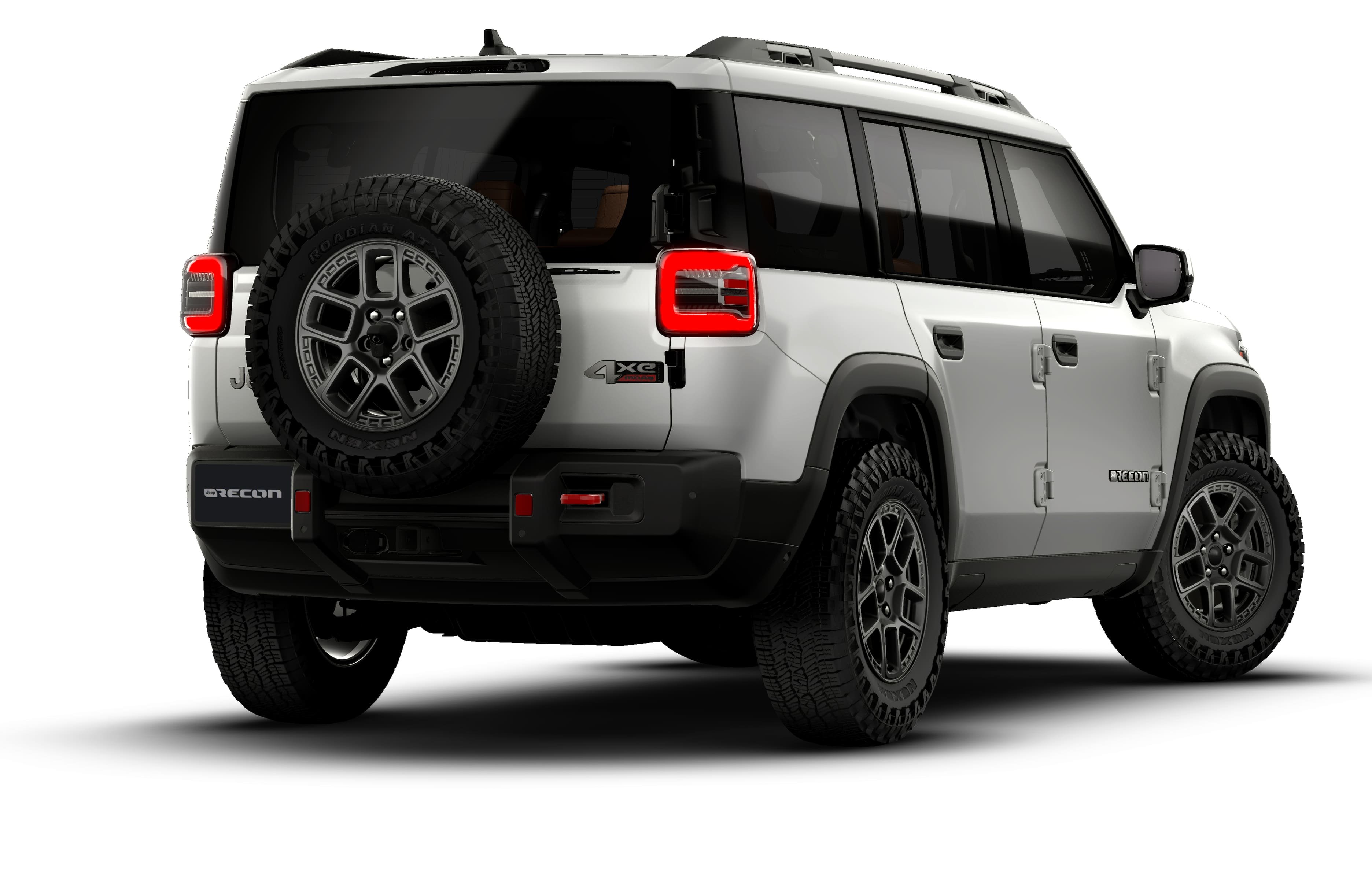 New 2026 Bright White Clear-Coat Exterior Paint Jeep  image 2