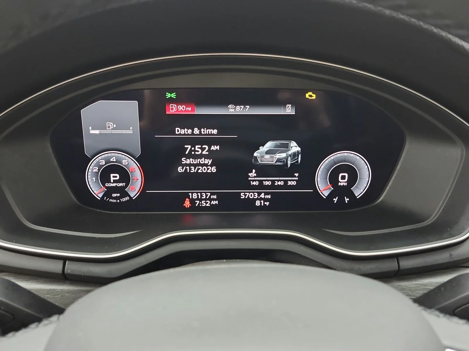 Used 2023 Mythos Black Metallic Audi Premium Plus image 9