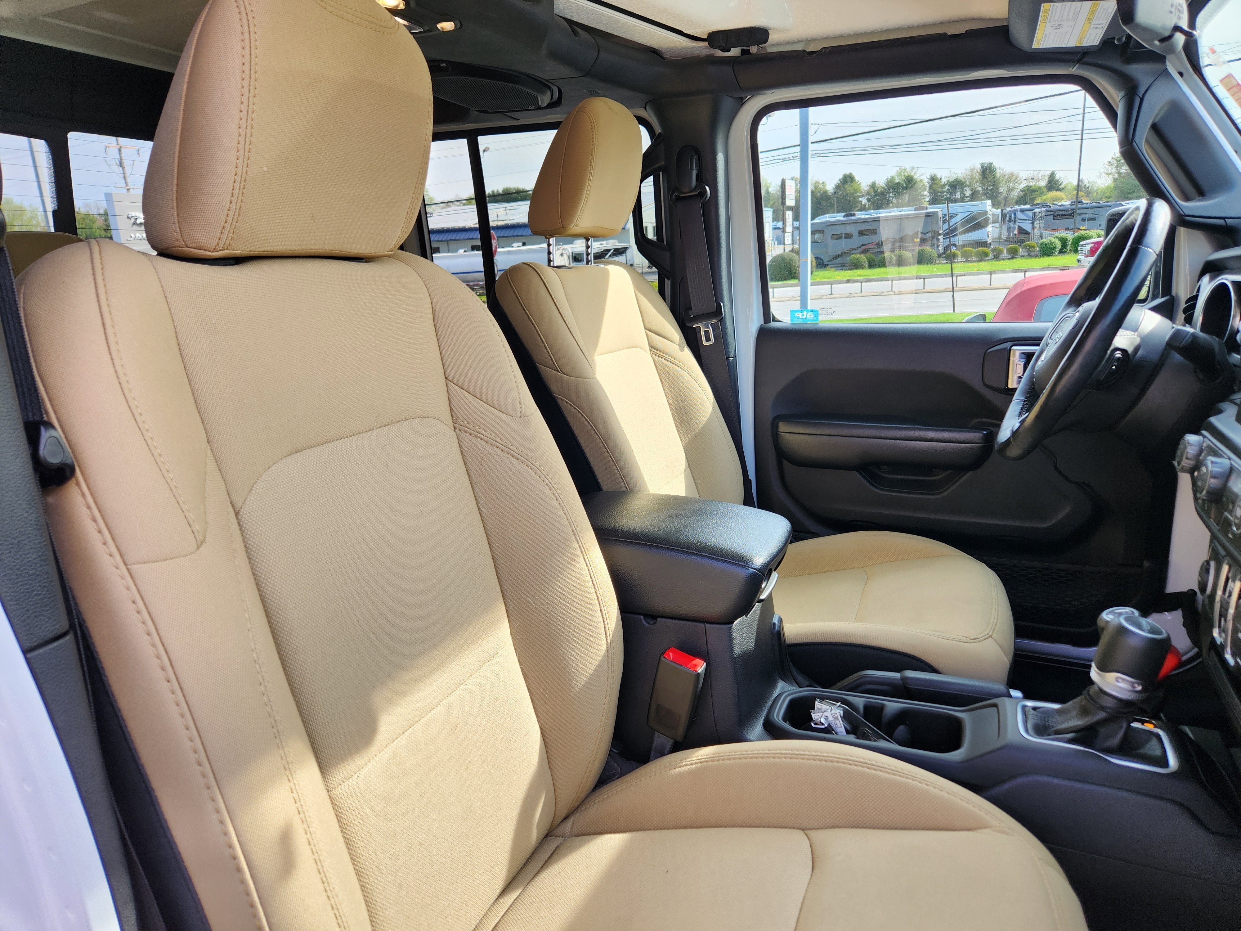 Used 2020 Bright White Clearcoat Jeep Sport image 16