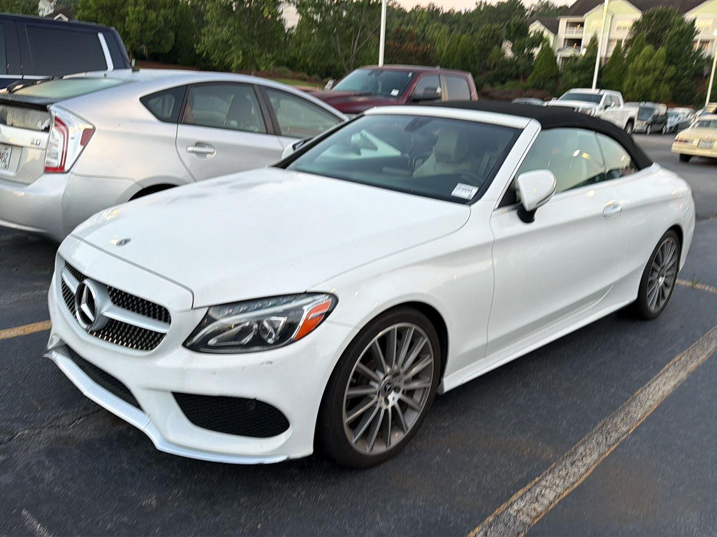 Used 2018 Polar White Mercedes-Benz C 300 image 1
