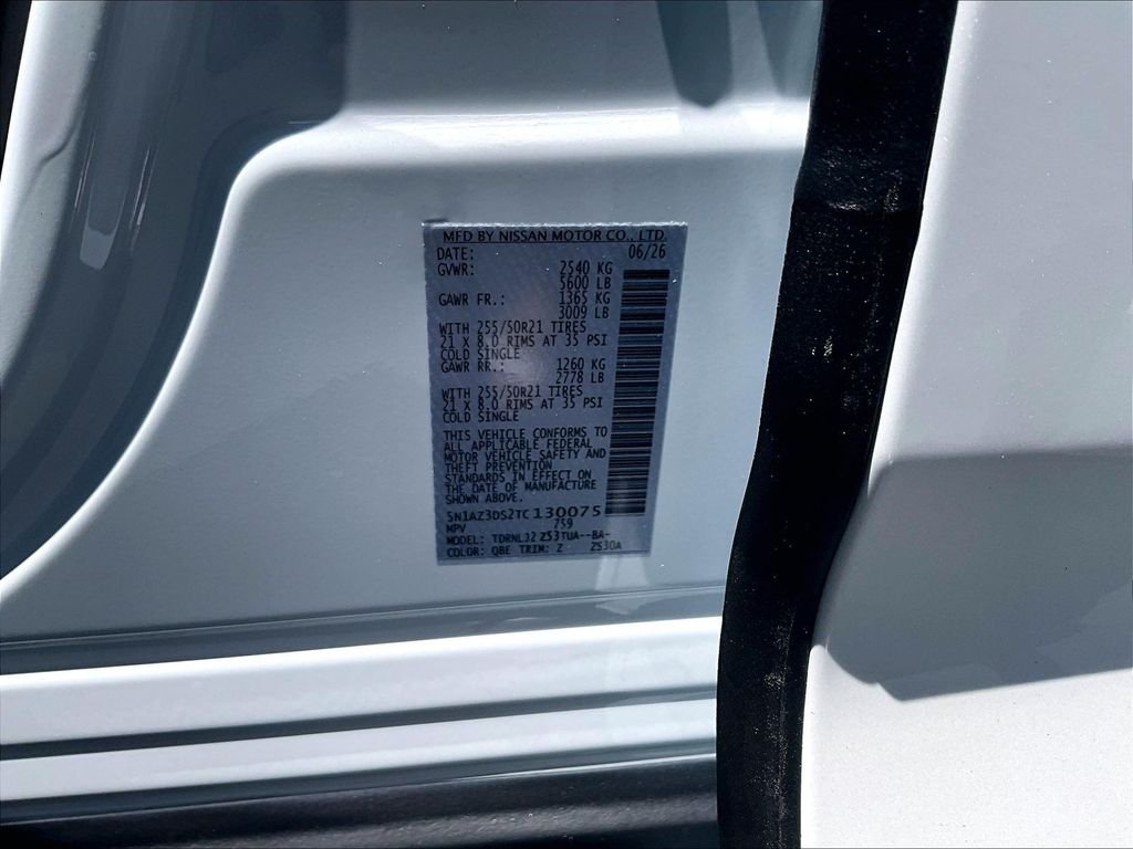 New 2026 White Nissan Platinum image 13
