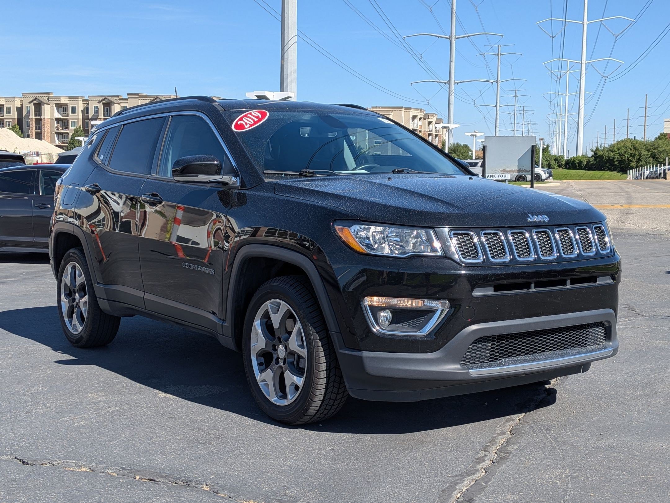 Certified Used 2019 Diamond Black Crystal Pearlcoat Jeep Limited image 8