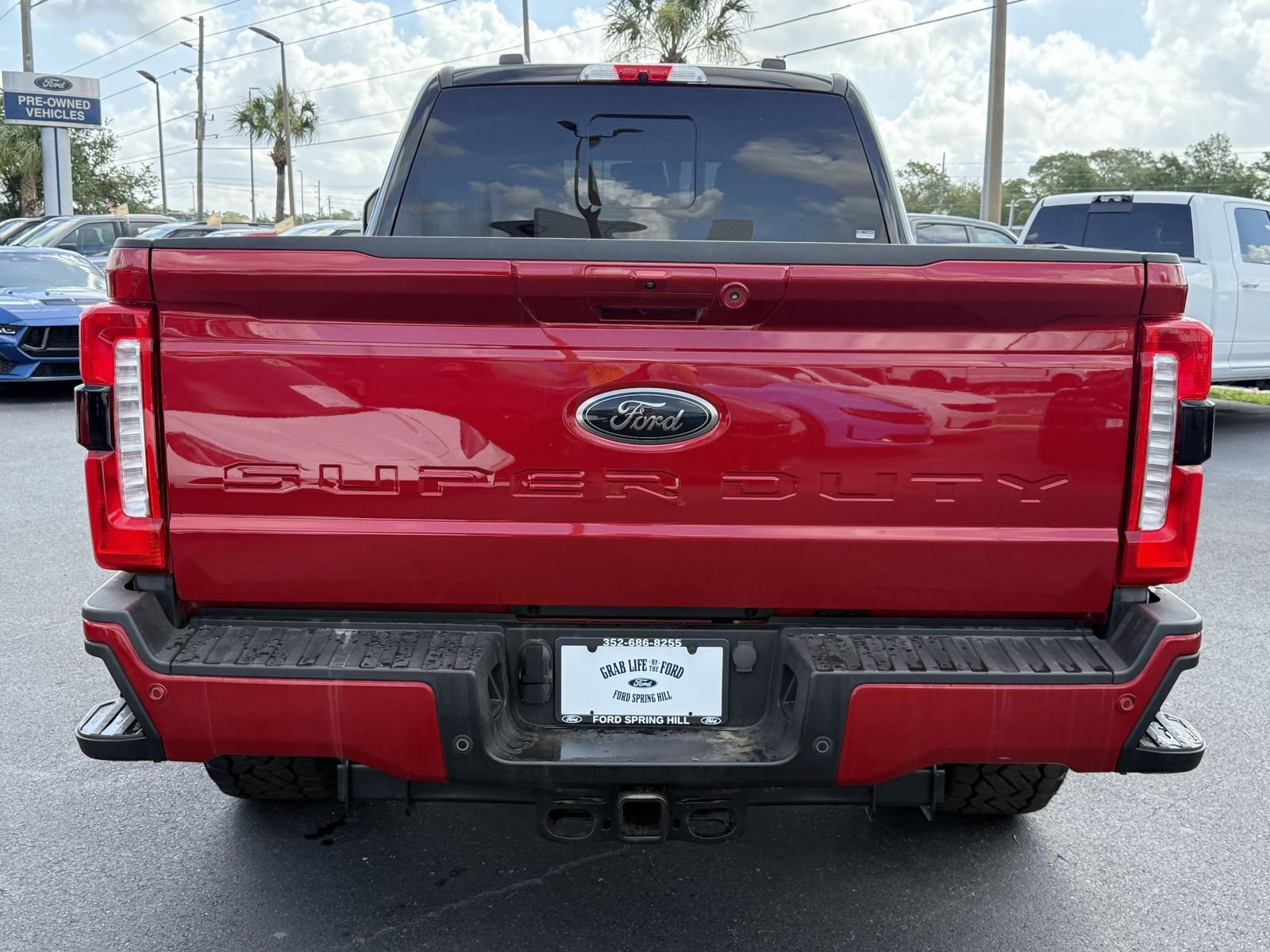 Used 2024 Red Metallic Ford Lariat image 5