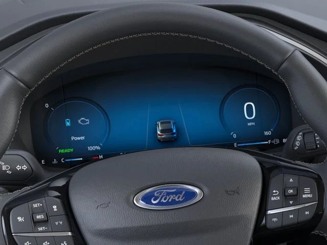 New 2025 Star White Metallic Tri-coat Ford Plug-in Hybrid image 13