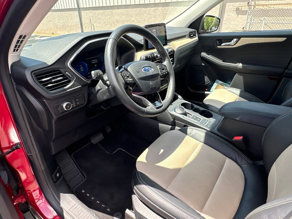 Used 2021 Red Metallic Ford Titanium image 8