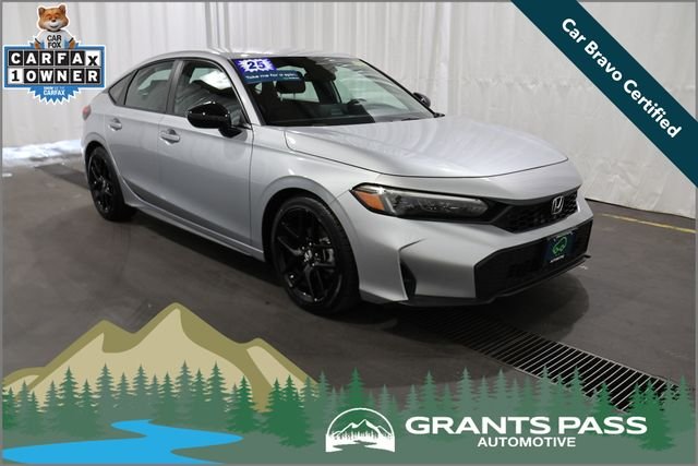 Certified Used 2025 Silver Honda Sport image 1
